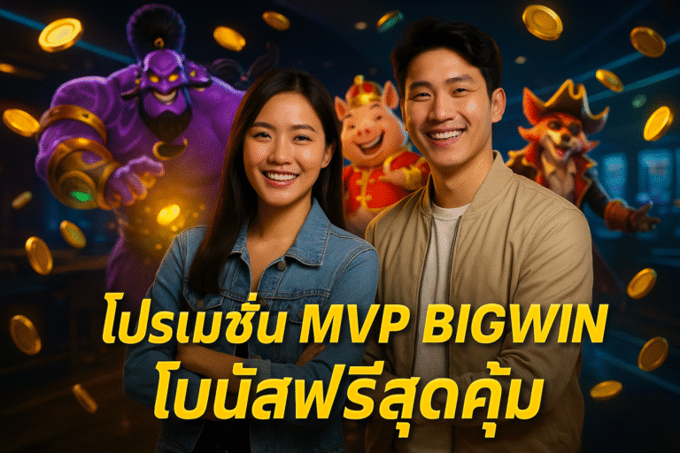 โปรโมชั่น MVP BIGWIN โบนัสฟรีสุดคุ้ม