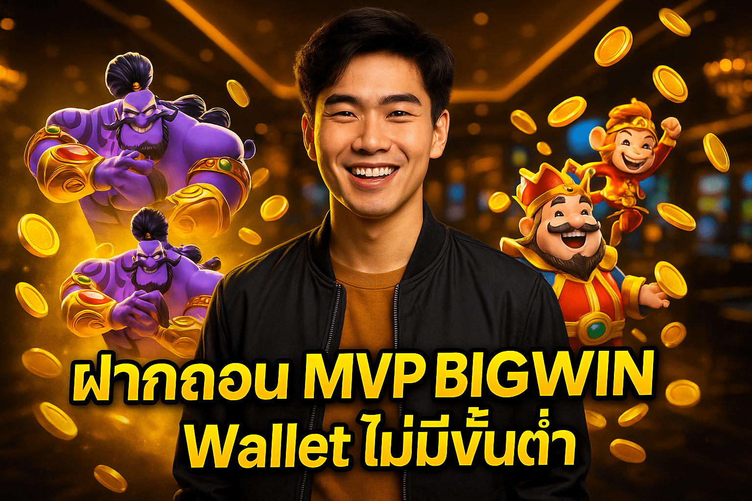 ฝากถอน MVP BIGWIN Wallet ไม่มีขั้นต่ำ